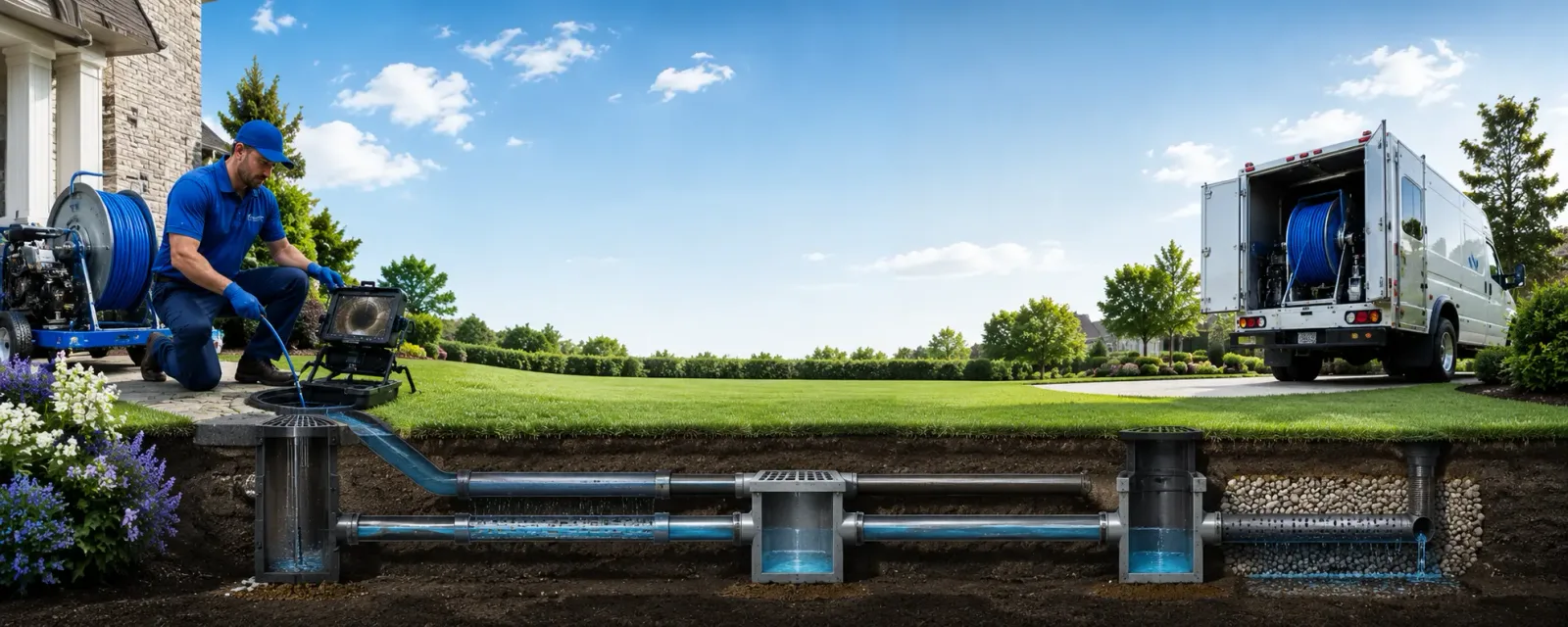 Outdoor drain cleaning information for Bogart, GA